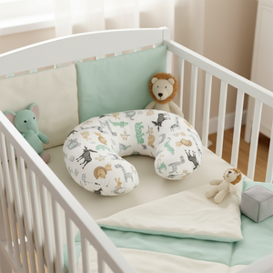 Cuscino a U per <span class=keywords><strong>Allattamento</strong></span> e Supporto <span class=keywords><strong>in</strong></span> <span class=keywords><strong>Gravidanza</strong></span> con Fodera Rimovibile, Cuscino Multifunzionale per l'<span class=keywords><strong>Allattamento</strong></span> - Product Image 2