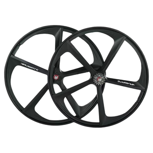 Juego de Ruedas para Bicicleta Magicbros <span class=keywords><strong>Fixie</strong></span> 700c de Alta Calidad, <span class=keywords><strong>Llanta</strong></span> de Aleación de Magnesio con Sistema de Frenos V, Cobertura Profunda - Product Image 2