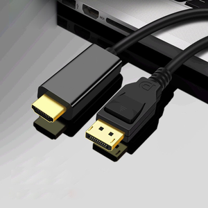 Câble adaptateur Displayport mâle vers <span class=keywords><strong>hdmi</strong></span> mâle de haute qualité 1.8m 4k et câble Displayport vers <span class=keywords><strong>hdmi</strong></span> <span class=keywords><strong>3m</strong></span> pour ordinateur portable - Product Image 3