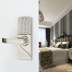 Electronic <b>Door</b> Lock Password Entry All Metal Modern Style For Home Office Hotel Apartment <b>Replacement</b> <b>Handle</b> Lock RD-J - Product Image 1