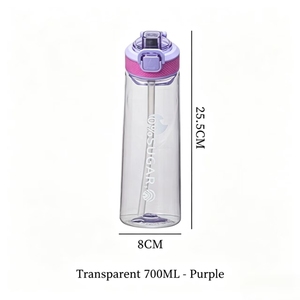 Bottiglia con Coperchio a Chiusura Ermetica Senza Odori in Tritan+PP, Lavabile in Lavastoviglie, Ideale per Attività all'Aperto, Scuola, Escursionismo, <span class=keywords><strong>Palestra</strong></span> - Product Image 2