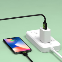 Kabel USB 2.0 Pengisian Cepat dengan Konduktor Tembaga Berlapis Timah Panjang 1m 2m 3 Meter untuk iPhone