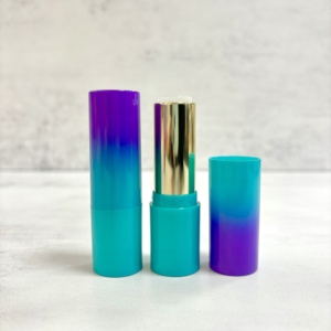 ตลับลิปสติกแบบไล่สีแฟชั่น 3-4 กรัม แบบเติมได้  หลอดลิปบาล์มพลาสติกพร้อมปลอกอะลูมิเนียม - Product Image 1