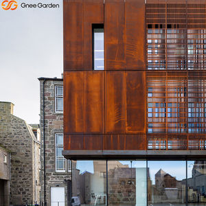 Revestimiento de Acero Corten Perforado Moderno, Paneles de Muro Cortina Ecológicos Resistentes al Agua Cortados con Láser, Garantía de 5 Años para Uso Exterior - Product Image 2