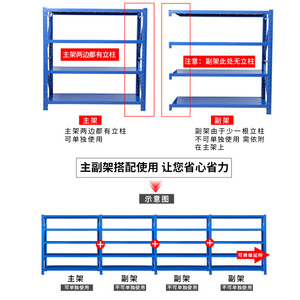 Estantería de Almacenamiento de Acero Fentama 2000x600x2000mm, 3-5 Niveles, Capacidad de Carga Media, Unidad de Estanterías para Almacén - Product Image 5