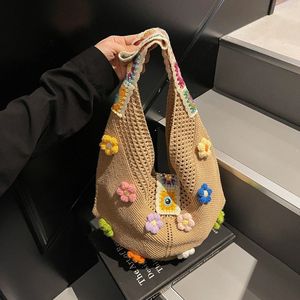 <span class=keywords><strong>Borsa</strong></span> a <span class=keywords><strong>tracolla</strong></span> in tessuto scavato personalizzata <span class=keywords><strong>borsa</strong></span> da spiaggia in rete fatta a mano boemia Vintage Crochet borse da donna - Product Image 2