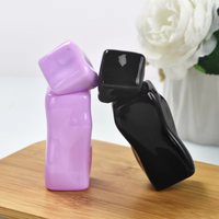 Flacon de parfum rechargeable en verre cylindrique de 30 ml avec bouchon à vis, emballage cosmétique sérigraphié, atomiseur spécial en gros