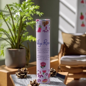 <b>Biodegradable</b> Customized Colorful Handicrafts <b>Packaging</b> Paper Tubes Cardboard Hard Paper Box for Artwork - Product Image 1