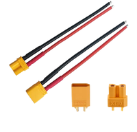 Connecteurs Amass XT30 XT60 XT90 avec boîtier en nylon, contact en cuivre, câble adaptateur d'alimentation 2P 10AWG 12AWG 16AWG 150mm pour batterie Lipo RC