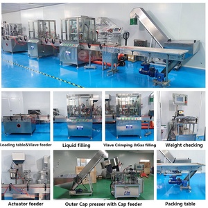 Nouvelle ligne de production par pulvérisation de cuisinière à gaz GPL entièrement automatique équipement de remplissage de bouteilles d'<span class=keywords><strong>a</strong></span>érosols de boissons machine de remplissage GPL - Product Image 6