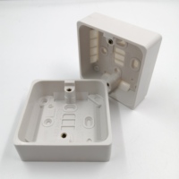 Boîte de jonction en PVC Types 3*6   3*3  1+1+1  Boîte en fer Couleur Plastique Boîte murale pour interrupteur électrique