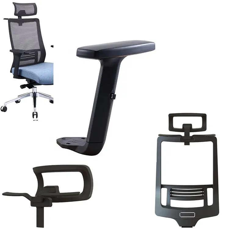 Furniture Manufacturer Direct Selling CKD office chair accessories PU PA Pad Office Spare Parts for Gaming Chair 2D 3D