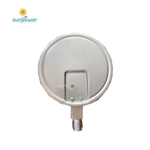 Caja de hierro negro Círculo blanco cromado 40mm Manómetro inferior trasero - Product Image 2