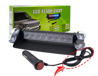 Nouvelle lumière stroboscopique de pare-brise avec 3 modes clignotants voyants d'avertissement de voiture pour la plupart des voitures