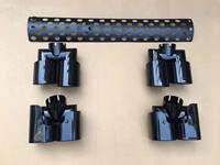 Embouts d'échappement adaptés pour Land Rover Defender 2020 + 90 110 Cercle arrière/Type carré Noir Accessoires modifiés Voitures