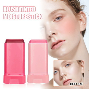 Bán buôn thuần chay nhãn hiệu riêng make up beauty blush 3 màu sắc dài mặc má trên đi Blush Stick - Product Image 2