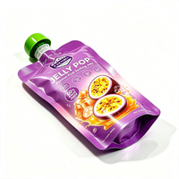 Emballage personnalisable réutilisable de qualité alimentaire, résistant à l'humidité, avec bec verseur, pour aliments pour bébés, lait, yaourt, jus, sachets en Mylar