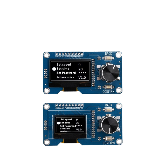 0.96/1.3 Inch OLED Display EC11 Rotary Encoder Module with IIC Interface 360° Rotation Product Category ICs