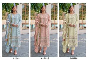 ชุดเครื่องแบบทำงานปักลายด้วยผ้าซอลตันพร้อมแผ่นปักด้านล่างสำหรับผู้หญิง - Product Image 4