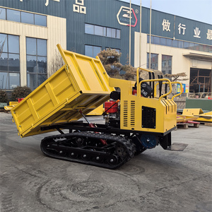 1.5 Ton Start Mini <b>Tracked</b> <b>Dumper</b> Truck Full Hydraulic Loading New Condition 2 Emission Standard - Product Image 6