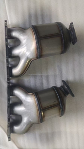 Ucuz fiyat araba aksesuarları Euro4 Euro5 fabrika satış egzoz manifoldu boru katalitik dönüştürücü LANDROVER FREELANDER 2 <span class=keywords><strong>3.2</strong></span> için - Product Image 6