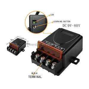 433 MHz Universal AC 220V 1CH 30A Wireless RF Relay Receiver Module Water Pump Motor Power On Off Remote Control Switch
