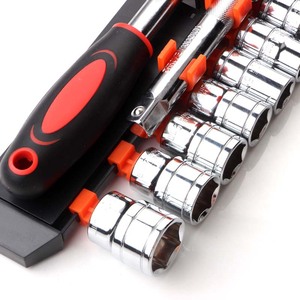 Socket Wrench 12mm Quick Release Chrome Plated Metric Hex Drive Auto Repair Tool - Product Image 3