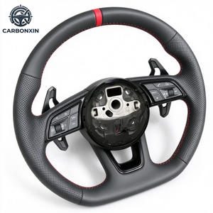 Accesorios para Automóviles Más Vendidos, Volante de Cuero para Audi S6 S7 A4 B8 B9 A5 A6 A7 C7 Q3 Q5 A3 S3 S8 R8 - Product Image 5