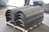 Tube à fentes Johnson Screen de 10 pouces en acier inoxydable 304 316L, enroulé de fil, pour filtre de puits d'eau, fourniture directe usine sur mesure