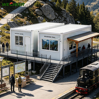 Wecheer Maisons conteneurs modernes pour bureaux et hôtels, maisons conteneurs préfabriquées pour installations modulaires