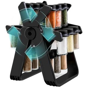 ชั้นวางเครื่องเทศแบบตั้งหมุนได้แท่นวางเครื่องเทศแบบหมุนได้สำหรับเก็บในห้องน้ำ - Product Image 1