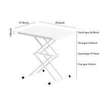 Bureau d'ordinateur de bureau quatre types de hauteur réglable, petite table portable pliante de haute qualité