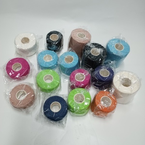 Cotton Athletic đàn hồi dính <span class=keywords><strong>Bandage</strong></span> bọc Crepe thể thao ngón tay băng cho hỗ trợ cổ tay thiết bị thể thao - Product Image 2