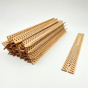 Mèches en bois pour la fabrication de bougies-Mèches en bois sans fumée. Mèche en bois avec pinces en métal pour la fabrication de bougies et l'artisanat de bougies DIY - Product Image 3