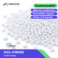 Plastique recyclé PCR GRS RPP, norme mondiale de recyclage, MINGGIN RPET RHDPE PPWR, emballage pour réduire la pollution plastique, moulage