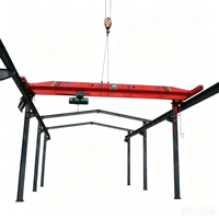 Pont roulant monopoutre à économie d'énergie, grue de levage à poutre unique à fonctionnement fluide pour le levage de marchandises en usine intérieure