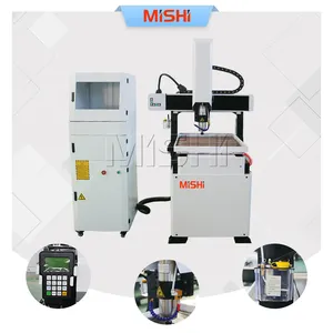 MISHI Melhor preço Portátil 6090 metal madeira CNC cnc fresadora 3 eixos Router