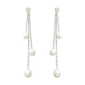 Pendientes <span class=keywords><strong>de</strong></span> borla con circonita para mujer, <span class=keywords><strong>de</strong></span> lujo ligero, diseño <span class=keywords><strong>de</strong></span> alta gama, nuevo estilo, atmosféricos y exagerados, fabricados en Yiwu, modelo LS3 - Product Image 5