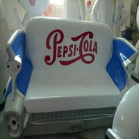 Sofá de Salón con Forma de Coche Clásico Vintage, Sofá de Ocio Creativo Personalizado con Forma de Coche, Fabricado en FRP