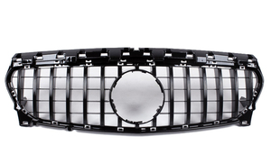 Grille GT R <span class=keywords><strong>Panamericana</strong></span> pour CLA W117 CLA200 CLA250 CLA45 2017-2019 Noir - Product Image 2