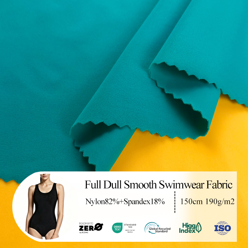 4-way Stretch Breathable Spandex Fabric 82% Nylon 18% Elastane Plain High Quality Swimwear & Lingerie Fabric