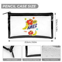 Sac à dos scolaire de voyage de haute qualité à motif de dessin animé, ensemble de 3 pièces pour garçons et filles, sacs d'école, faible MOQ, impression personnalisée, sac à dos transparent en PVC