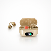 Écouteurs OWS V5.4 à clip d'oreille à bas prix 2027, écouteurs TWS sans fil Type-C, casque de jeu IPX5 pour enfants/ordinateur OEM/ODM