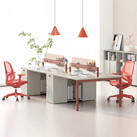 Meubles de bureau modernes de style européen sur mesure, poste de travail en espace ouvert, bureau de haute qualité à vendre