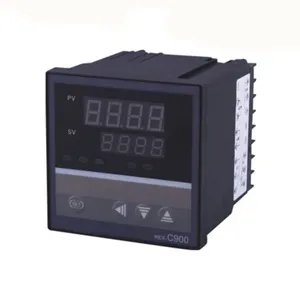 REX-C900 96*96 Termostat Industri Digital, Pengendali Temperatur Cerdas Dapat Diatur