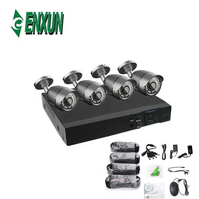 4CH Security Cctv System DVR Kit 5MP Full HD AHD Infrared Cam 4 Channel Analog Camera Kit