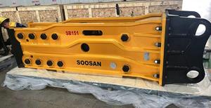 Marteau hydraulique SOOSAN SB151 à tête ouverte pour excavatrices avec composants de moteur - Product Image 2