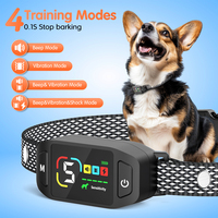 Universelles Anti-Bell-Gerät für Hunde Magnetisch Aufladbar Wasserdicht Vibrations-Schock-Halsband zum Stoppen des Bellens Hundetraining Bellkontroll-Halsband