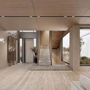 Panneau mural intérieur en WPC moderne et élégant pour la conception d'hôtels, salon, appartement, meubles décoratifs pour les espaces intérieurs - Product Image 2