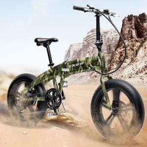 TXED Vélo électrique pliable de 20 pouces à 7 vitesses avec batterie cachée Vélo électrique <span class=keywords><strong>pliant</strong></span> à gros pneus TXED US Warehouse Stock - Product Image 2